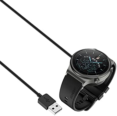Premium Fit Turn Charging Cable Set for Huawei Smartwatches – 2-Pack 3.3 FT Replacement Dock for Ultimate, GT3, GT Runner, Watch3 Pro New, GT2 PRO, GT3 Pro & Watch D – Fast Charging, Durable & Portable Adapter for Seamless Power Management
