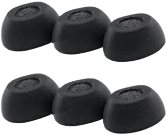 Transform Your Listening Experience with Comply TWo-210-C Memory Foam Earbud Tips | Perfectly Designed for Jabra Elite 10 Gen 1 & 2, JBL, Huawei, Moondrop & More | Unmatched Comfort, Secure Fit, and Advanced Noise Isolation | Available in Black (S/M/L) – Three Pairs for Enhanced Versatility and Performance