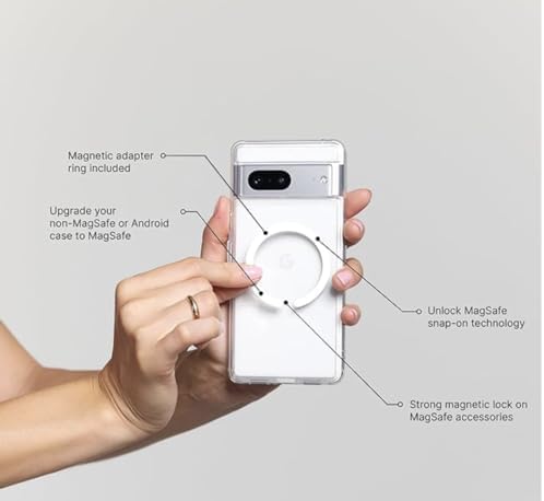 Mag Safe-Compatible Pop Sockets Power Pack: 5000 m Ah Portable Phone Charger for i Phone 12/13/14/15/16 Pro/Pro Max/Plus – Effortless Magnetic Wireless Power Bank in Sleek White for Fast Charging on the Go