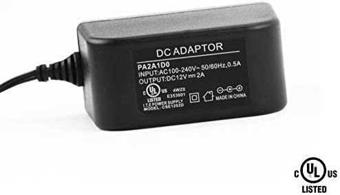 12 V 5 A UL Listed Power Supply with 4-Way Splitter Pigtail Cable – Ultimate Adapter for CCTV Surveillance and LED Lighting Solutions – Reliable Performance & Enhanced Device Compatibility for Security Systems