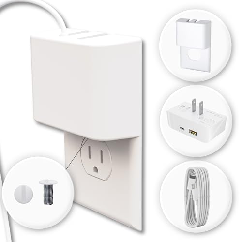 Ultimate Anti-Theft Charger Lock & Cable Protection System – Secure Your Lightning & USB-C Cords with Ease | Baby-Proof, Adult-Proof, Tug-Proof Design | Fast Installation, Durable, and Sleek Safety Device for Home, Office & Public Use | Enhanced Compatibility for Effortless Charging