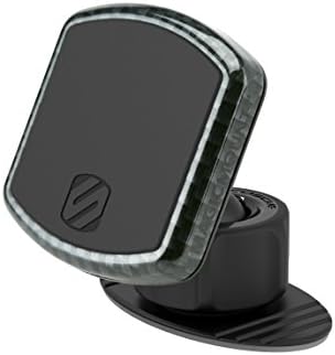 Scosche Magic Mount Pro Suction Cup Phone Holder – 2-Pack Magnetic Car Dashboard & Windshield Mount for i Phone, Galaxy & Android Smartphones – Enhanced Stability, 360-Degree Rotation & Sleek Black/Silver Design for Optimal Accessibility & Safety