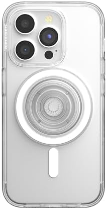 Transparent Mag Safe-Compatible Phone Grip Case for i Phone 15 Pro Max – Superior Drop Protection and Effortless Wireless Charging – Elevate Your Style with Enhanced Handling and Sleek Design