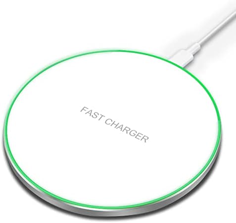 20 W Max Fast Wireless Charging Pad by FDGAO – Universal Inductive Charger for i Phone 16/15/14/13/12/SE/11/Pro, Samsung Galaxy S25/S24/S23/S22/Note, Google Pixel, and LG G8 – Sleek Design for Rapid Device Charging and Clutter-Free Workspace