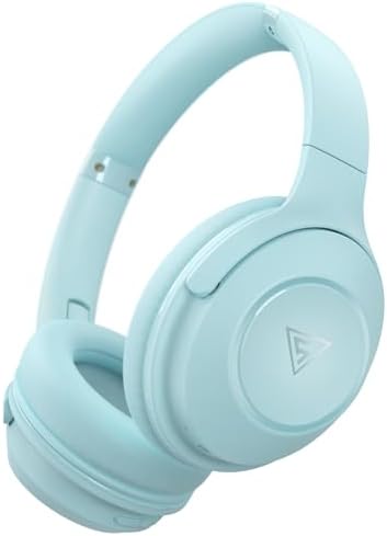 DOQAUS Premium Over-Ear Bluetooth Headphones – 70-Hour Playtime for Uninterrupted Listening, Hi-Fi Stereo Sound with Deep Bass, Active Noise Cancelling Microphone for Clear Calls, Luxurious Comfort with Memory Foam Ear Cups, 3 Customizable EQ Modes for Personalized Audio Experience – Ideal for Travel, Home, and Office Use