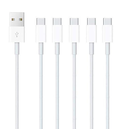 10-Pack YCWZZH USB A to USB C Charging Cables – Fast Charging and Data Transfer for i Phone 15, 16 Pro Max, i Pad Pro 11, Air 5, Mini 6 – 5 ft Durable Car Play Compatible Cords for Home and On-the-Go Connectivity