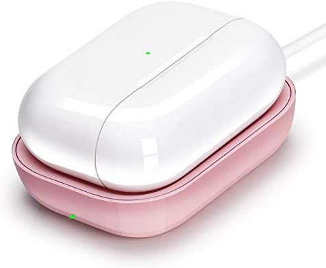 Sleek Silver Wireless Charging Dock for Air Pods Pro 2/3 & Air Pods 2 – Fast, Universal Power Solution for Effortless Charging Anywhere – Modern Aluminum Alloy Design for Home, Office, and Travel Convenience