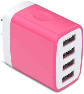 Dual USB Wall Charger 2-Pack – Rapid Charge Block for i Phone, Samsung Galaxy & Google Pixel – Universal Compatibility Power Adapter for Home, Office, and Travel – Fast Charging Technology with Compact Design – Reliable Multi Plug Outlet Solution for All Your Devices