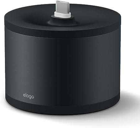 elago D Stand Premium Aluminum Charging Dock for Apple Devices – Sleek Charging Station for i Phone and Apple TV Remote – Lightweight and Portable Cable Management Solution for Home and Office – Enhanced Compatibility & Speed