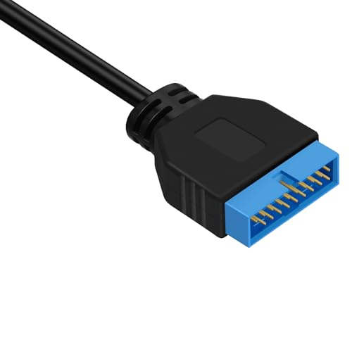 USB Type C 3.1 Panel Mount Adapter Cable 0.6FT, USB C Gen 2 Male to Female 10Gbps Data Cable with Mount Screw for MacBook Tablet, Mobile Phone, Hard Disk Drive – Enhanced Compatibility and Speed