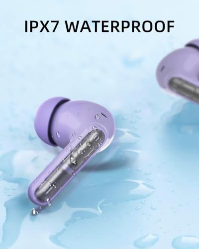 Elevate Your Audio Journey with Purple P1 PRO Wireless Earbuds – Cutting-Edge Bluetooth Technology, Exceptional Call Clarity, IPX7 Waterproof Design, and an Outstanding 30-Hour Battery Life – Perfectly Crafted for Active Lifestyles and Ultimate Comfort