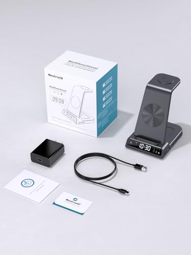 Ultimate 3-in-1 Wireless Charger for Samsung Devices – Fast Charging Station for Galaxy S24 Ultra, S23 Ultra, Z Flip 5, Fold 5, Galaxy Buds & Watch 6/5/4/3 – Effortless Compatibility & Sleek Design for Modern Living