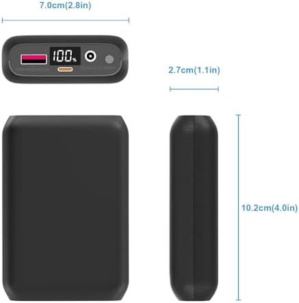 High-Capacity 16000 m Ah Heated Vest Power Bank – Versatile 5 V/7.4 V Fast Charging Portable Battery Pack with LED Indicator, Dual DC/USB Output for i Phone, i Pad, Samsung, and More – Essential Outdoor Accessory for Ultimate Warmth and Comfort