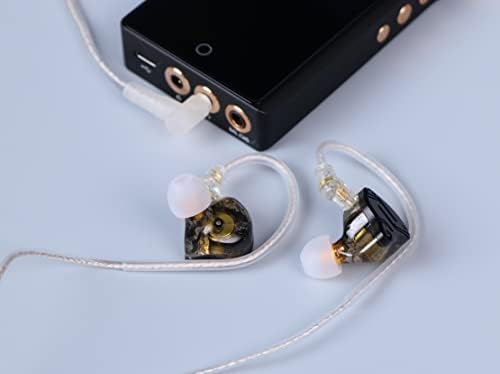 Transform Your Sound Journey with Linsoul KZ ZS10 PRO X – High-End Hybrid In-Ear Monitors Featuring 1 Dynamic and 4 Balanced Armature Drivers for Exceptional Audio Fidelity, Sleek Alloy Faceplate for Ultimate Durability, Detachable Silver-Plated Cable for Enhanced Compatibility, and Integrated Microphone for Seamless Communication – Ideal Choice for Audiophiles, Musicians, and DJs Seeking Superior Sound Quality and Comfort