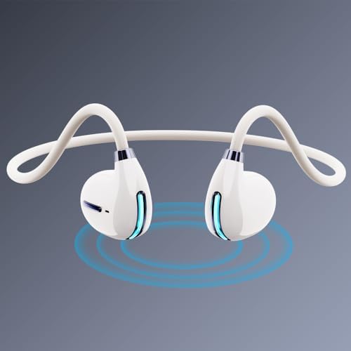 IHAO Bluetooth 5.3 Clip-On Sport Earbud Headphones – 80-Hour Playtime, Noise-Cancelling Hi-Fi Sound, IPX4 Waterproof, Secure Fit for Active Lifestyles, Perfect for Workouts and Leisure, Enhanced Connection Speed, Painless Wear – Black