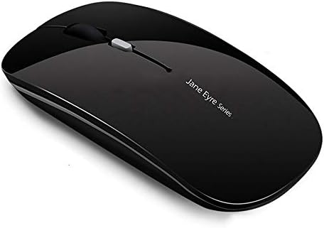 Uciefy Q5 Slim Rose Gold Wireless Mouse – Portable Optical Rechargeable Design with Silent Click, USB Receiver & Type C Adapter for Effortless PC, Laptop & Desktop Compatibility – Elevate Your Workspace with Style & Precision
