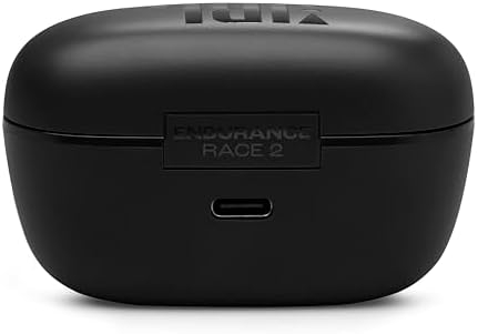 JBL Endurance Race 2 True Wireless Earbuds – IP68 Waterproof Sports Headphones with Advanced Active Noise Cancelling and 4-Mic Clarity for Superior Call Quality – Experience 48-Hours of Uninterrupted Playback with Quick Charge Capability – Perfect for Athletes Seeking Premium Sound and Durability in Eye-Catching Blue
