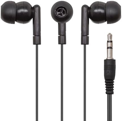 Califone E1 Economy Ear Buds β Lightweight 3.5 mm Earphones for Classroom and Personal Use, Superior Sound Quality & Durable Design for Extended Comfort Califone E1 Economy Ear Buds β Lightweight 3.5 mm Earphones for Classroom and Personal Use, Superior Sound Quality & Durable Design for Extended Comfort
