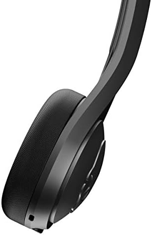 Skullcandy Icon Wireless On-Ear Headphones in Sleek Black – Lightweight, Bluetooth-Enabled Comfort for Active Lifestyles with 12-Hour Battery Life, Superior Sound Quality & Built-In Mic for Hands-Free Calling – Perfect for Sports, Travel, and Everyday Use