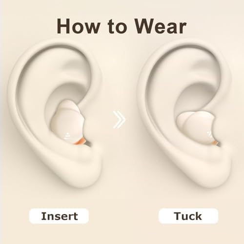 Revolutionary Invisible Sleep Earbuds for Side Sleepers – Advanced Noise-Cancellation and Ultra-Compact Design for Ultimate Comfort – Perfect for Home Relaxation and Travel Serenity