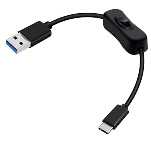 Premium USB C to USB Cable with On/Off Switch – High-Speed 5 Gbps Data Transfer & Power Supply for Laptops, PCs, Phones, and Cars (1.5 m / 4.9 FT) – Versatile Connectivity Solution for Enhanced Efficiency and Convenience