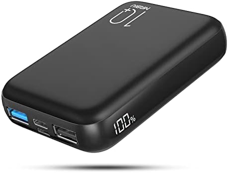 Ultimate 10000 m Ah Heated Vest Battery Pack with Dual USB Ports – LCD Display Power Bank for i Phone & Android – Lightweight, High-Capacity Charger for Outdoor Activities and Daily Use – Stay Warm and Powered On-The-Go