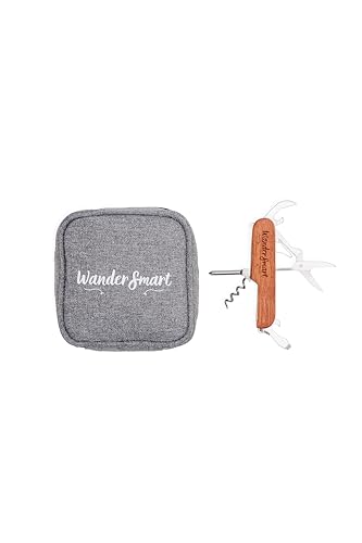 Ultimate Travel Essentials Set – All-in-One International Travel Gear with Universal Adapter, High-Capacity Power Bank, 3-in-1 Charging Cable, Security Lock, Compact Sewing Kit, and Noise-Reducing Ear Plugs (Grey) – Your Key to Stress-Free Adventures Across the Globe