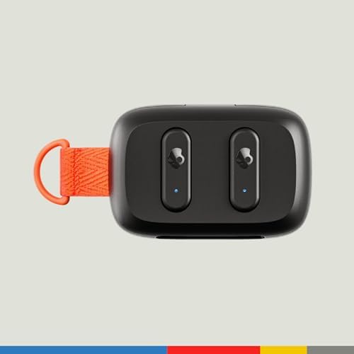 Skullcandy Dime 3 True Wireless Earbuds – Bluetooth Headphones with Noise-Isolating Fit, 20-Hour Battery Life & Integrated Microphone for Seamless Calls – Lightweight Design with Convenient Lanyard for Easy Carry – Compatible with i Phone & Android Devices