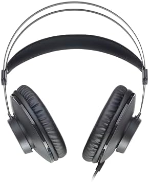 Experience Unmatched Audio Precision with AKG K72 Professional Closed-Back Studio Headphones – Lightweight Over-Ear Design for Exceptional Sound Isolation and Comfort, Featuring 40 mm Drivers for Accurate Mixing and Immersive Listening, Adjustable Fit for Long Sessions, and Detachable Cable for Versatile Compatibility