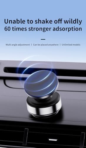 Revolutionary 360-Degree Suction Cup Magnetic Phone Holder – Ultimate Hands-Free Car Accessory for All Smartphones and GPS Devices