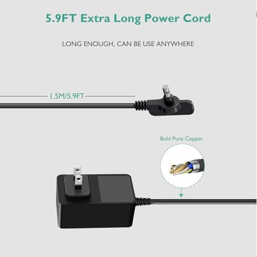 Ultimate 12 V AC Charger for Shark Flex Breeze FA222 Cordless Fan – High-Performance Power Adapter for Effortless Outdoor Cooling with Superior Compatibility and Rapid Charging Features