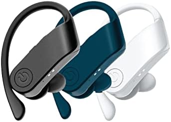 Coby True Wireless Sport Earbuds with 15-Hour Playback and Charging Case – Effortless Auto Bluetooth 5.3 Pairing, Siri & Google Assistant Compatibility, Ideal for Gym & Running – Stylish Blue Design for Active Lifestyles – Unmatched Sound Quality and Freedom of Movement