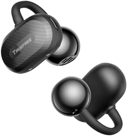 Elevate Your Audio Experience with truefree C10 Open-Ear Bluetooth 5.4 Earbuds – Lightweight Clip-On Wireless Headphones Offering Immersive 12 mm Spatial Sound, 28-Hour Extended Playtime, IPX5 Water Resistance, AI Noise Cancellation for Superior Call Clarity, Dual Device Connectivity, and Tailored Audio Customization for Maximum Comfort and Performance