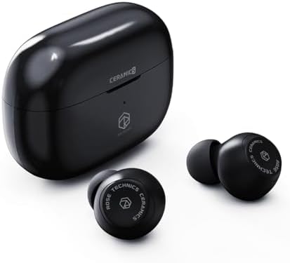 Premium Ceramics Wireless Earbuds – High-Fidelity Gaming Earphones with 60 ms Ultra-Low Latency, 35-Hour Playtime, IPX5 Sweat Resistance, Bluetooth 5.3, Dual Device Pairing, and Advanced Noise Cancellation (White) – Unmatched Sound Quality for Gamers and Audiophiles