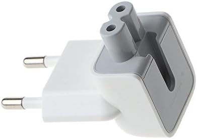 Compact Dual-Pack European Wall Charger Adapter: Fast Charging for Mac, i Phone & i Pod – Essential Travel Power Solution with Folding Design for Effortless Portability and Enhanced Compatibility