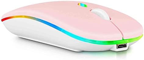 Ergonomic Rechargeable Wireless Mouse for Samsung Galaxy Tab and More – Dual 2.4 GHz & Bluetooth Connectivity, Sleek Onyx Black Design for Laptops, PCs, i Pads, and Android Tablets – Ultimate Comfort & Portability for Enhanced Productivity