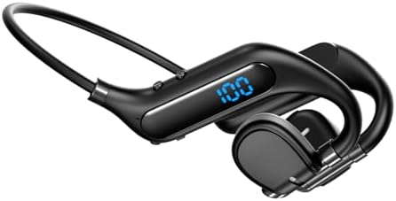 Elevate Your Active Lifestyle with Cutting-Edge Bone Conduction Bluetooth Headphones – Ultra-Lightweight Wireless Earphones Featuring 38-Hour Battery Life for Running, Cycling, and Outdoor Adventures – Stay Aware and Safe with Innovative Open-Ear Design for Unmatched Comfort and Audio Clarity