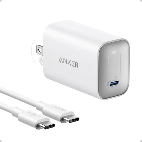 Anker Nano 100 W Ultra-Compact Type C Charger with 6 FT Cable – Fast Charging Powerhouse for i Phone & USB-C Devices, Foldable Design for Travel, Mag Safe Compatibility, and Advanced Safety Mechanisms for Optimal Efficiency