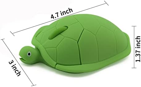YOCUNKER Adorable Turtle-Shaped Wireless Mouse for Kids – Ergonomic Optical Mouse in Vibrant Pink, Perfect for PC, Laptop, and Mac Book – Fun and Functional Computer Accessory to Enhance Learning and Playtime