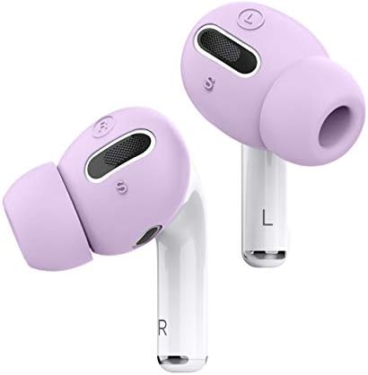 Enhance Your Audio Experience with elago’s Patented Air Pods Pro Ear Tips – 6 Pairs in Dark Grey for Ultimate Comfort and Fit – Anti-Slip Design with Integrated Covers, Compatible with Charging Case, Available in Large, Medium, and Small Sizes for Personalized Listening – Perfect for Audiophiles Seeking Quality and Convenience