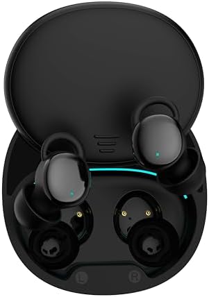 Ergonomic Invisible LX-410 Wireless Sleep Headphones – Bluetooth 5.3 Noise Cancelling Earbuds for Side Sleepers – Ultimate Comfort for Restful Nights and Commutes – Hassle-Free Wireless Charging Case for Audiobooks and Music – Premium Sound Quality for an Enhanced Listening Experience
