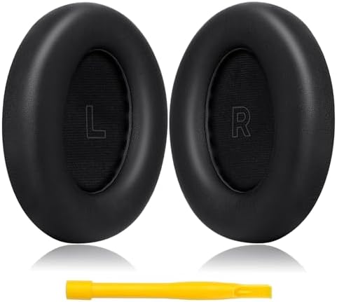 Ultimate Comfort Earpads for Bose Quiet Comfort Ultra Wireless Headphones – Premium Protein Leather & High-Density Memory Foam for Superior Noise Isolation and Enhanced Audio Experience