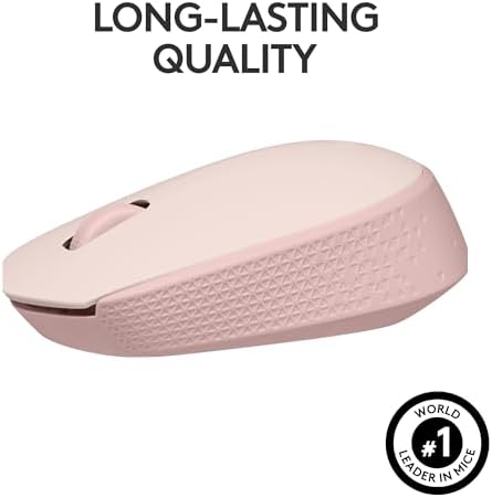 Logitech M170 Wireless Mouse – Ultra-Responsive Optical Tracking, Ambidextrous Design for All Users, 2.4 GHz USB Mini Receiver, 12-Month Battery Life, Perfect for PC, Mac & Laptop – Elevate Your Productivity with Seamless Wireless Freedom