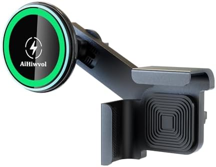 Maximize Your Tesla Experience with the Qi2 15 W Mag Safe Charger – Fast Wireless Charging for i Phone 16/15/14/13/12 Series, Heat Restriction Technology, Ideal for Model Y/3, Includes 40″ C-C Cable for Effortless Installation and Enhanced Safety