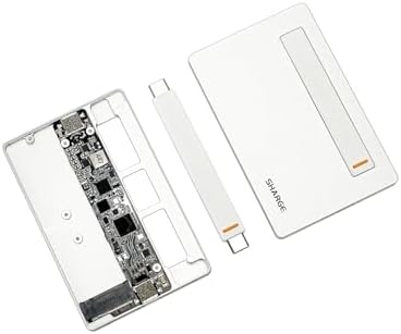 Ultra-Slim Disk Plus SSD Enclosure – 10 Gbps M.2 NVMe Adapter with Built-in USB C 3.2 Gen2 Cable for 2230/2242/2280 SSDs – Lightweight Aluminum Design for Enhanced Portability and Performance