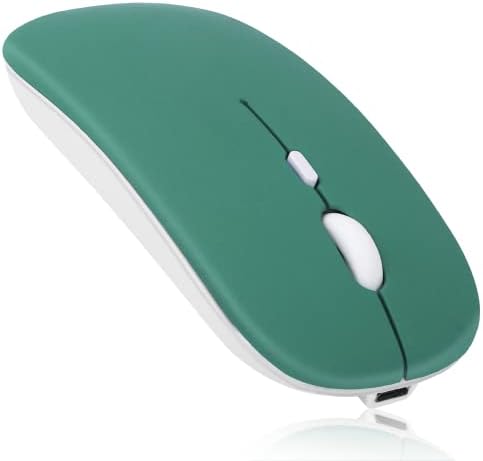 Ergonomic Rechargeable Wireless Mouse for Samsung Galaxy Tab and More – Dual 2.4 GHz & Bluetooth Connectivity, Sleek Onyx Black Design for Laptops, PCs, i Pads, and Android Tablets – Ultimate Comfort & Portability for Enhanced Productivity