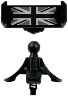 Union Jack-Themed Air Vent Smartphone Holder for Mini Cooper R-Series – Stylish, Secure 360-Degree Rotating Car Cradle with Universal Compatibility for Enhanced Driving Safety and Hands-Free Navigation