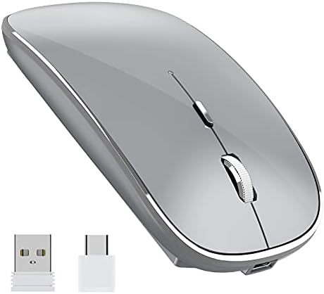 Elevate Your Computing Experience with the Q23 S Black Wireless Mouse – Rechargeable, Dual Mode USB-A & Type-C, Silent Operation, and 3 Adjustable DPI for Ultimate Precision and Versatility Across Laptops, Macs, PCs, and Android Devices