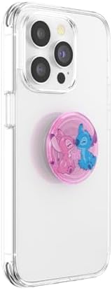 Stylish Lilo & Stitch Pop Socket Grip with Kickstand – Versatile One-Handed Phone Holder for Seamless Use and Enhanced Compatibility across Devices – Effortless Style and Functionality in a Durable Accessory for i Phone, Samsung, and More – Perfect for Wireless Charging and Swappable Designs – Ideal Anti-Drop Solution for Everyday Convenience