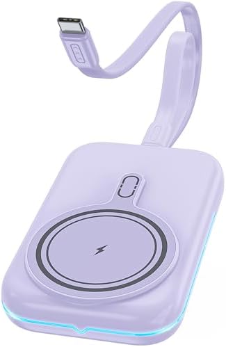 HUOTO 10000 m Ah Magnetic Power Bank – Ultimate Fast Charging Solution for i Phone 12-16 Pro Max | Wireless Battery Pack for Hassle-Free Travel & Everyday Use | Sleek, Compact Design with Enhanced Mag Safe Compatibility